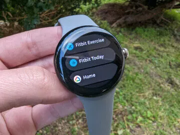 Google Pixel Watch menu