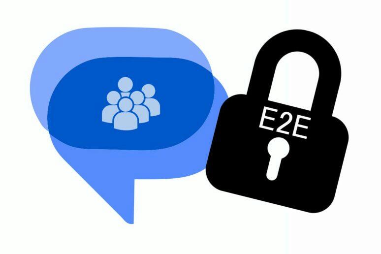 Google Zprávy skupiny E2E koncové šifrování