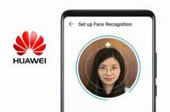 Huawei odemykání sken tváře obličej brýle make-up