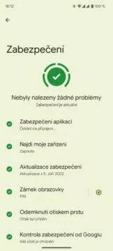 nový Security Privacy hub Android Pixel Centrum zabezpečení a soukromí nabídka CZ