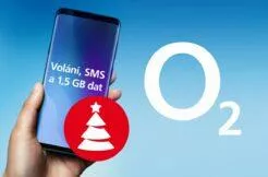 O2 levný tarif FREE+ Start 1,5 GB 249 Kč Vánoce 2022