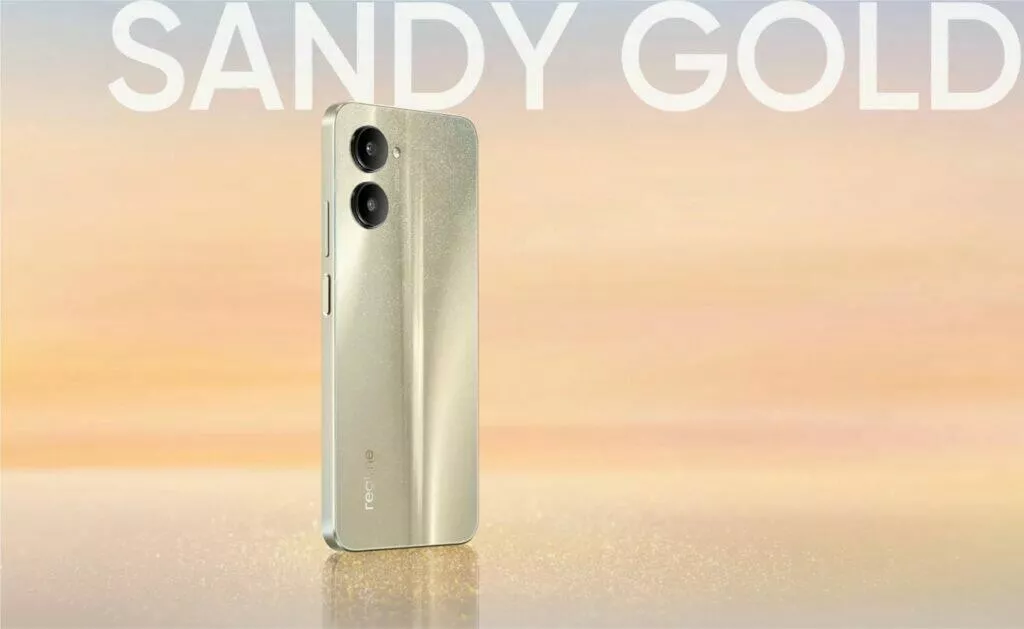 Realme C33 ČR cena parametry Sandy Gold