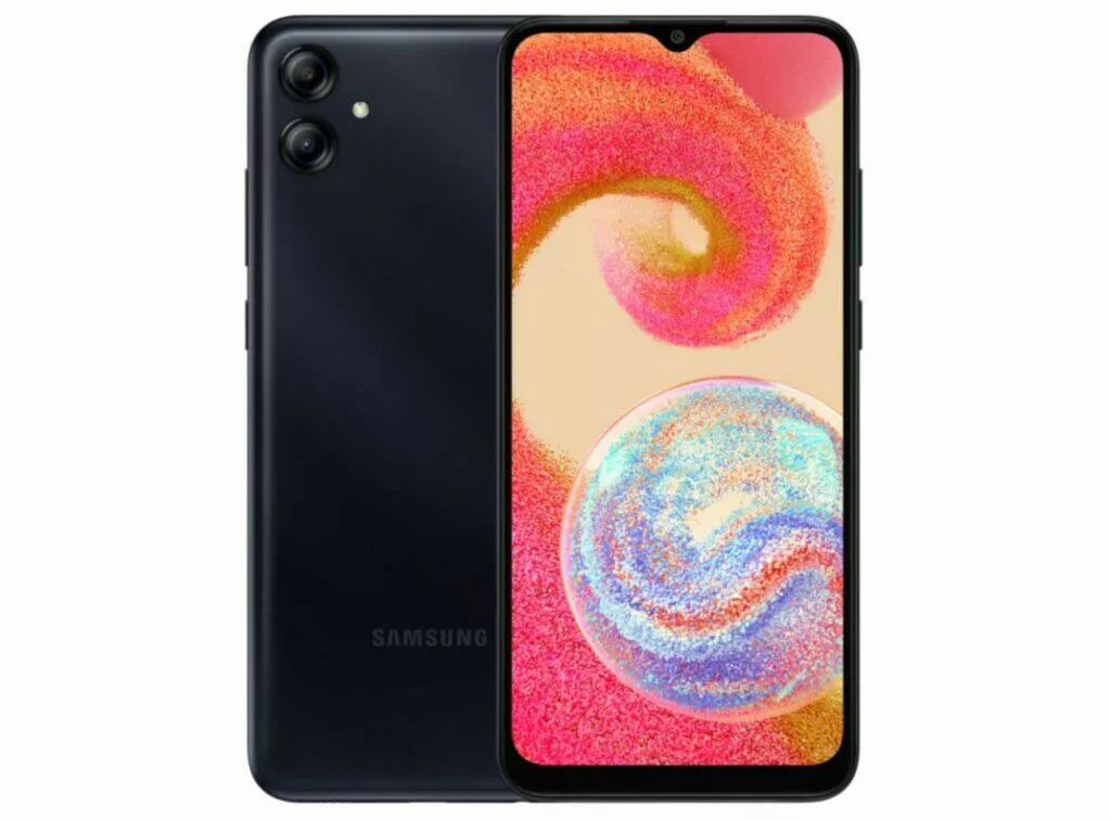 Samsung Galaxy A04e představení specifikace černá