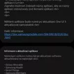 Samsung Galaxy S22 One UI 5.0 Android 13 update aktualizace changelog 11