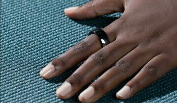 Ultrahuman ring chytrý prsten Kickstarter aster black