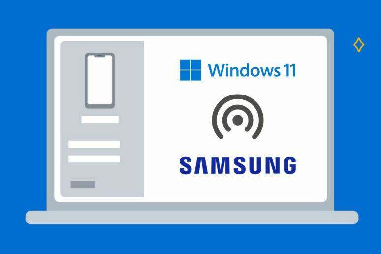 Windows 11 Samsung automatický hotspot Váš telefon Link to Windows