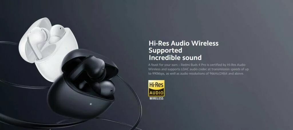 Xiaomi Redmi Buds 4 Pro hi-res LDAC Xiaomi Redmi Buds 4 Pro hi-res LDAC