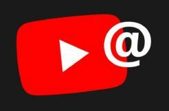 YouTube handles kanály úchyty označování