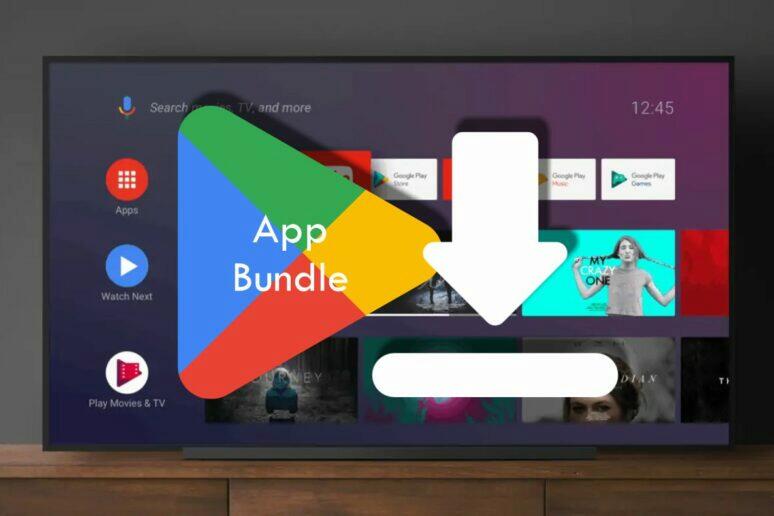 Android TV Google TV instalace aplikací App Bundle