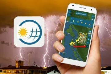 Aplikace Počasí & Radar bleskradar