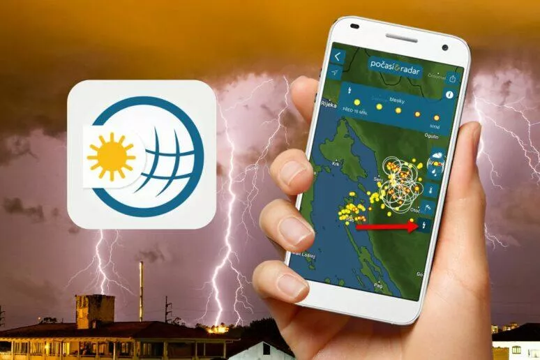 Aplikace Počasí & Radar bleskradar Aplikace Počasí & Radar bleskradar