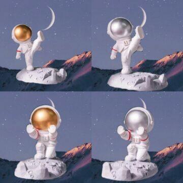 Astronaut jako stojánek pozice