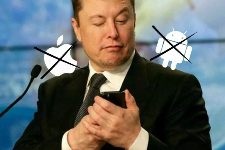 Elon Musk Android Apple konkurence vlastní telefon Elon Musk Android Apple konkurence vlastní telefon