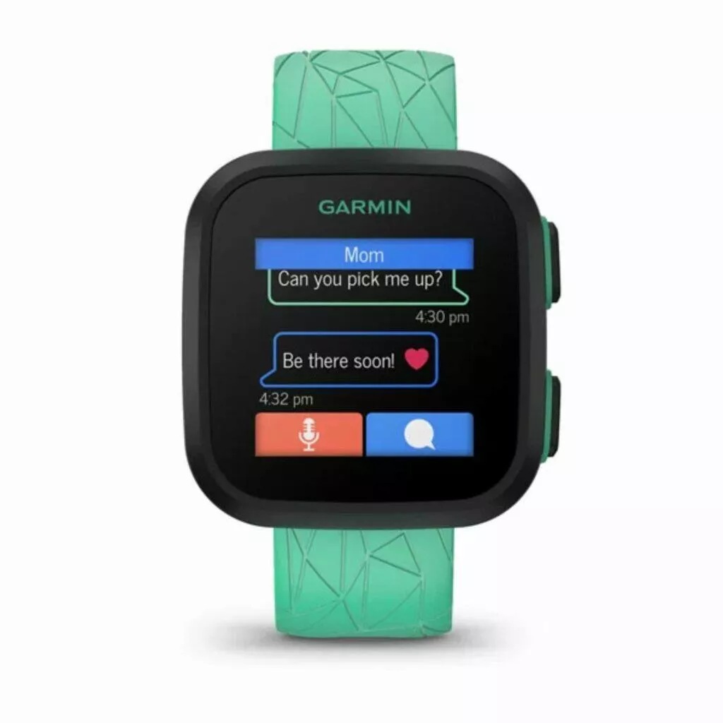 garmin bounce chytre hodinky pro deti lte zelene