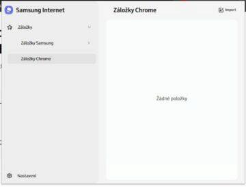 Google Chrome Samsung Internet záložky synchronizace návod plugin záložky