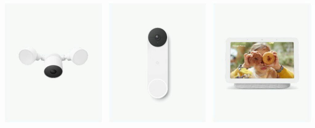 Google Store Německo Black Friday 2022 slevy kamera zvonek Nest Hub