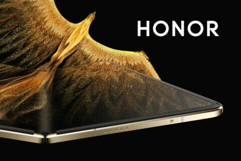 Honor Magic Vs ohebný telefon pozvánka datum design