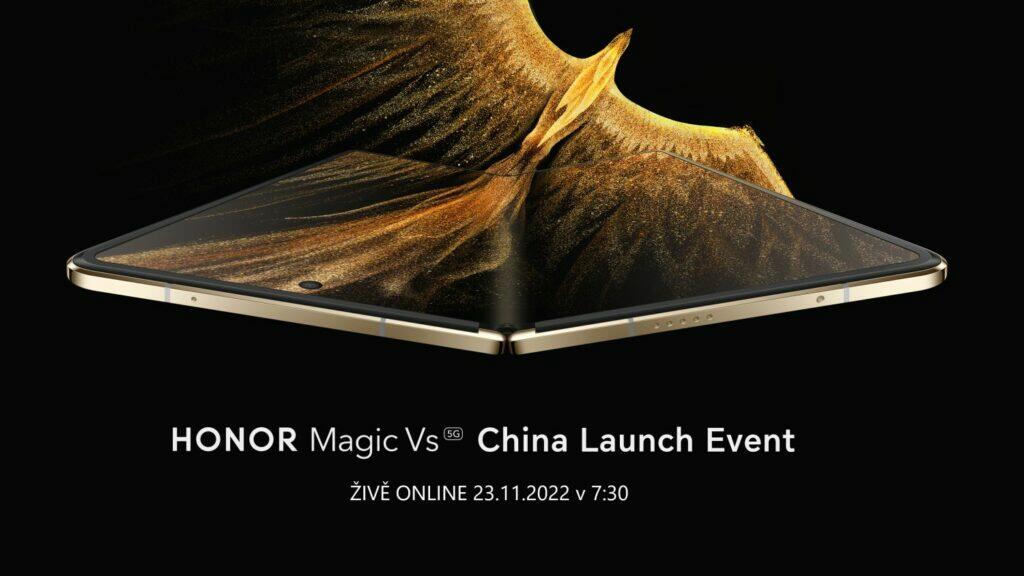 Honor Magic Vs pozvánka datum design