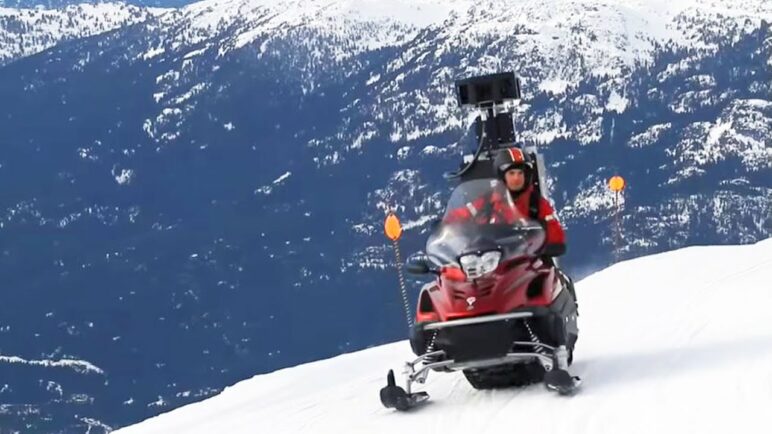 Introducing the Street View snowmobile