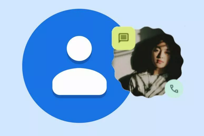 Kontakty Google nový widget Material You Kontakty Google nový widget Material You
