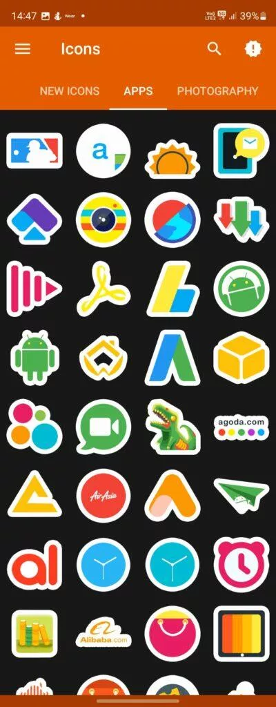 mangis icon pack zdarma