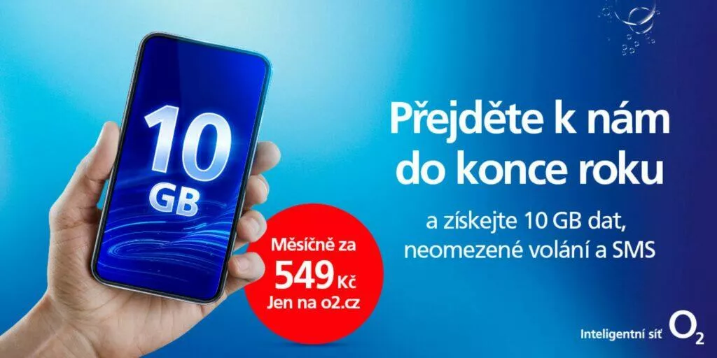 O2 tarif FREE Bronzový zlevněný 2022 banner