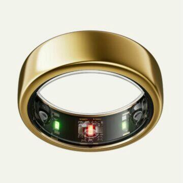Oura Ring Gen3 sleva akce levnější chytrý prsten Gold Heritage
