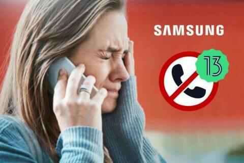 Samsung Android 13 nefunkční příchozí hovory