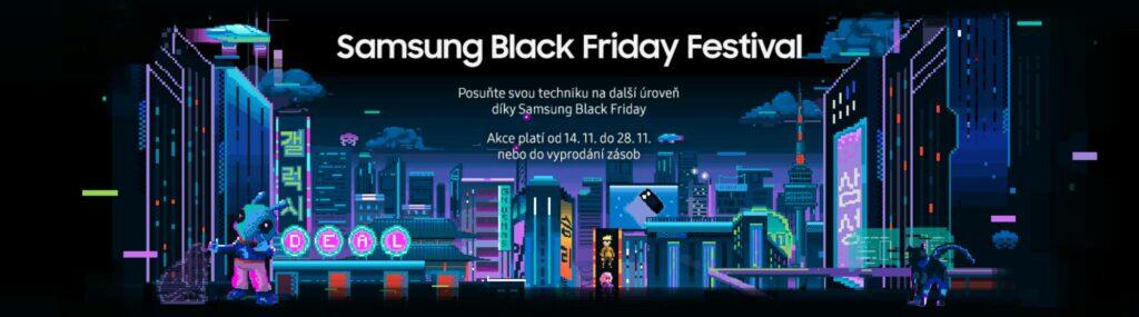 Samsung Black Friday Festival 2022 akce slevy sleva banner