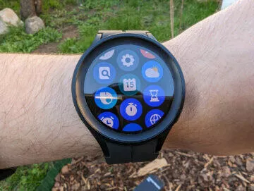 Samsung Galaxy Watch5 Pro menu