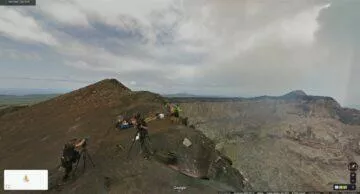 Street View alternativní snímání slaňování