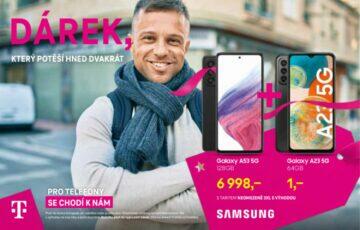 T-Mobile vánoční kampaň 2022 Galaxy A53 A23