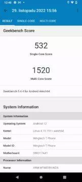 t phone geekbench