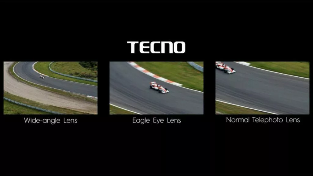 Tecno Eagle Eye Lens orlí oko krystaly telefoto ukázka 2