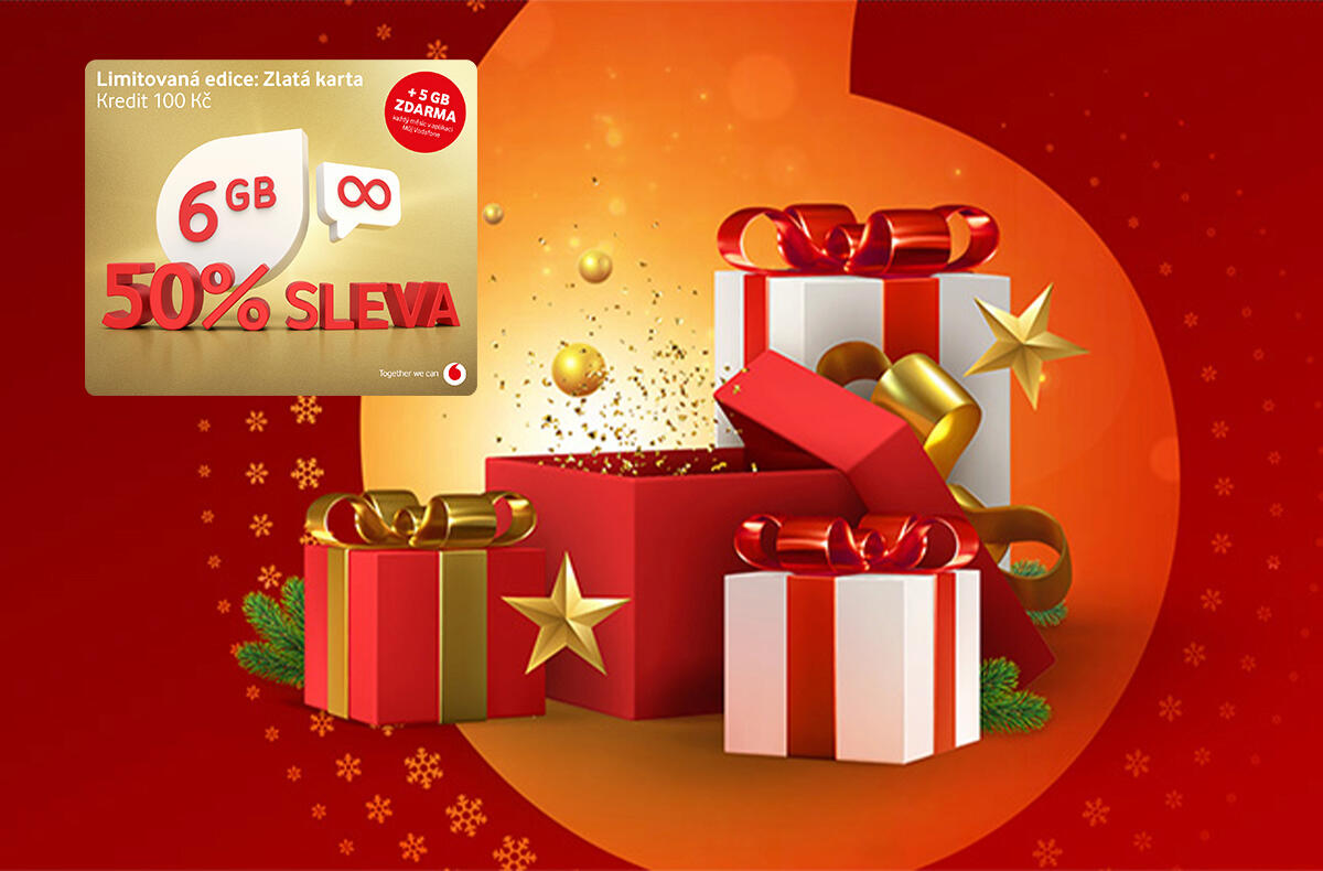 Vodafone spustil další vánoční nabídku. Zaujala vás některá?
