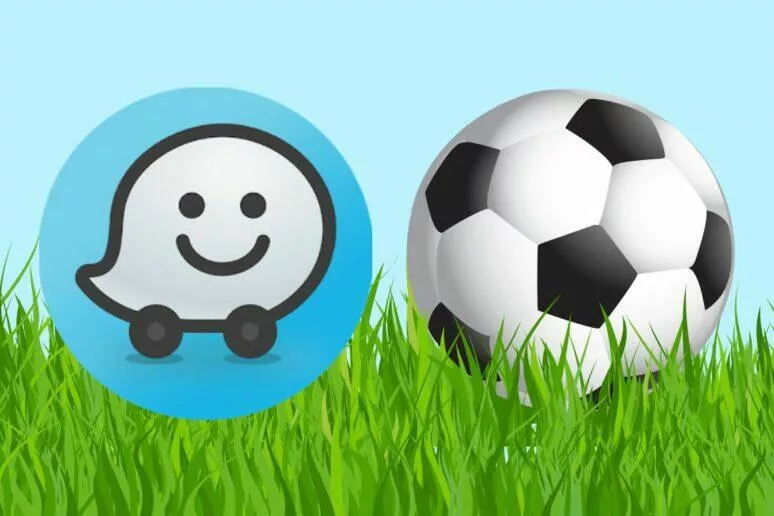 Waze téma fotbal Waze téma fotbal