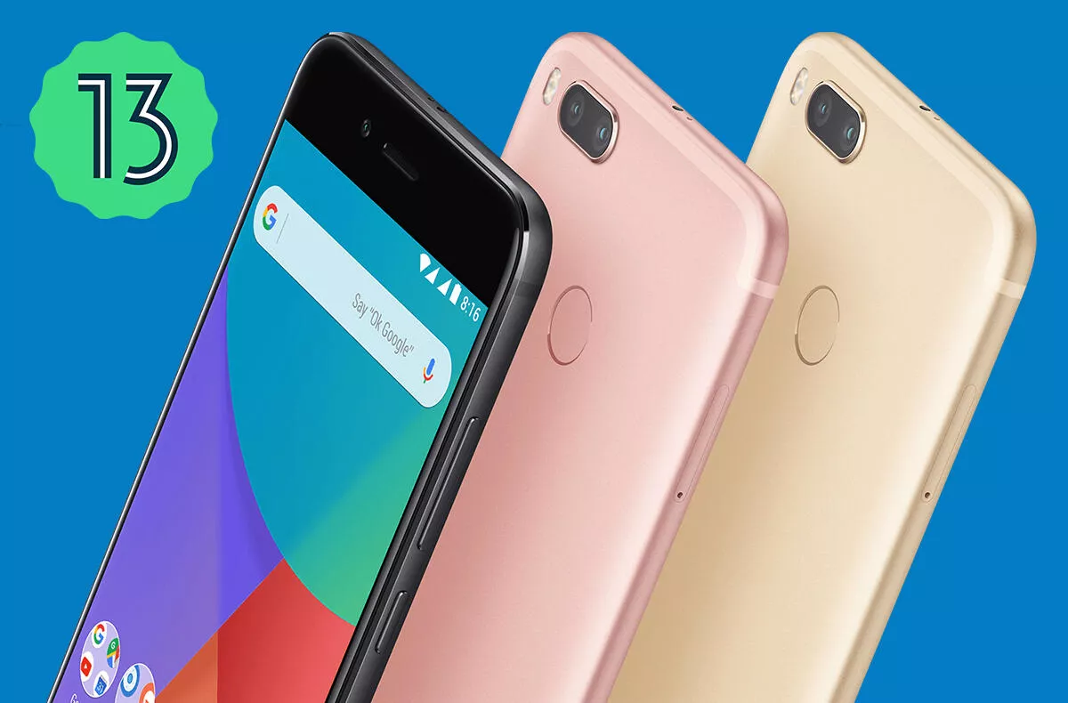 Na pět let staré Xiaomi Mi A1 míří Android 13