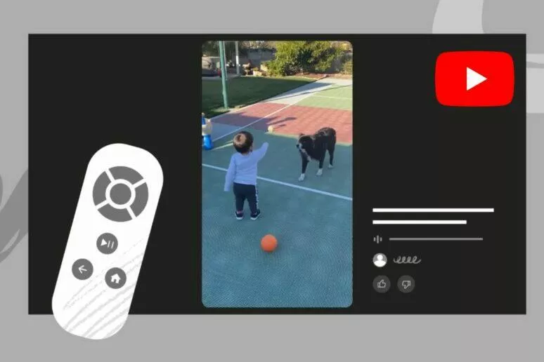 YouTube Shorts TV videa na výšku