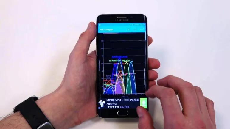 Aplikace Wi-Fi Analyzer