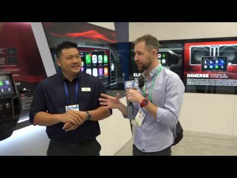 CES 2020 - Alpine ILX F411 Halo11 11 Inch Mech Less Audio Video Receiver