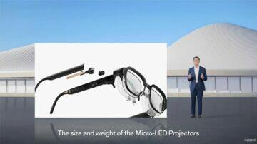 chytré brýle OPPO Air Glass 2 konstrukce
