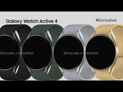 #Exclusive - Samsung Galaxy Watch Active 4 Revealed Through Leaked Render Images Ahead of Launch