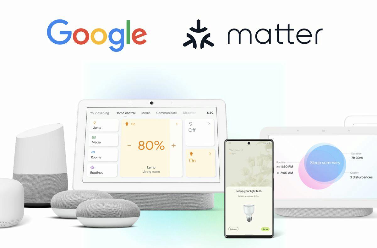 Android a Google Nest produkty už ovládají Matter