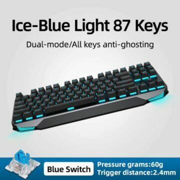 Herní klávesnice Machenike K7 IceBlue