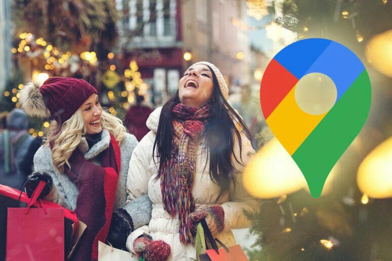 Mapy Google kolony fronty Vánoce 2022
