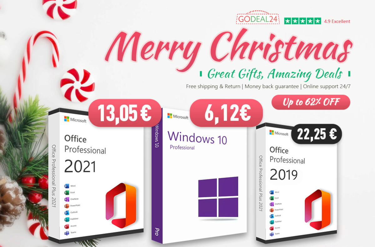 Vánoční nadílka produktů originální Windows 11 za 248 Kč!