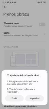 miui vyhledávání zařízení pro přenos