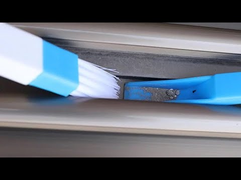 Multipurpose Window Door Keyboard Cleaning Brush Household Window Cleaner Dustpan 2 In 1 Tool