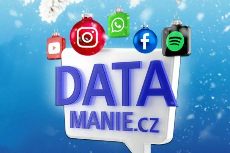 O2 Datamánie SIM 100 GB 300 Kč zima vánoce 2022 O2 Datamánie SIM 100 GB 300 Kč zima vánoce 2022