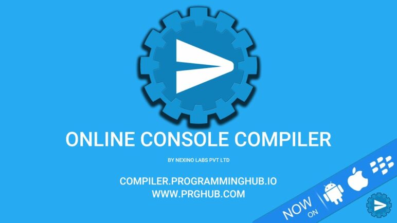Online Console Compiler | Write, Compile & Run Code in Phone